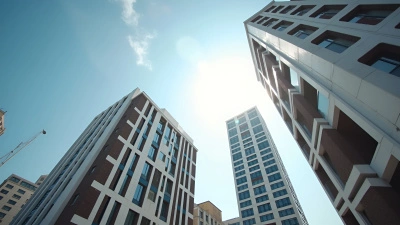 Modern White And Brown Concrete Buildings In Urban Area