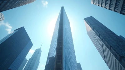 Modern White High-Rise Building With Glass Windows