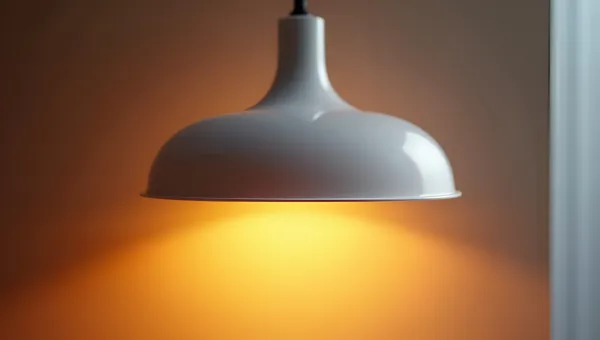Modern White Orange Pendant Light Fixture