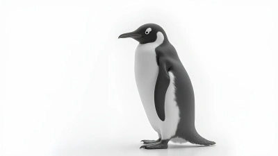 Monochrome Penguin Profile With Clear Markings