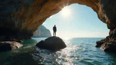 Natural Rock Arch Over Calm Sea
