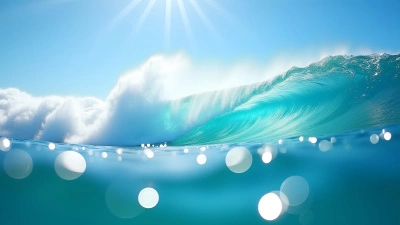 Ocean Wave Cresting Under Bright Daylight