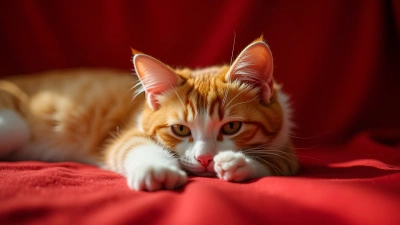 Orange and White Tabby Cat Resting