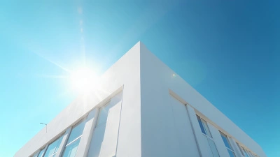 Pristine White Building With Modern Architectural Lines