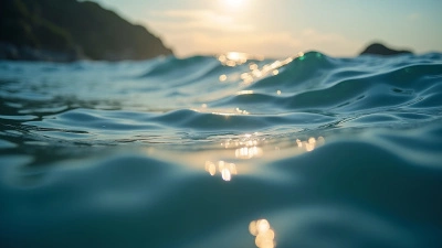 Rippling Water Surface with Sunlight Reflections