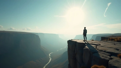 Rocky Cliff Edge Overlooking Vast Landscape