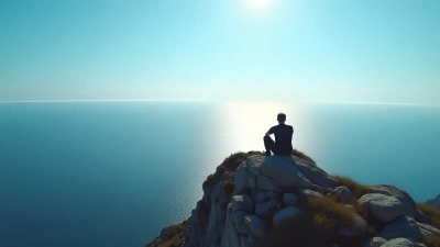 Rocky Mountain Peak Overlooking Ocean View