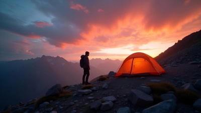 Rocky Mountain Ridge Hiking At Sunrise