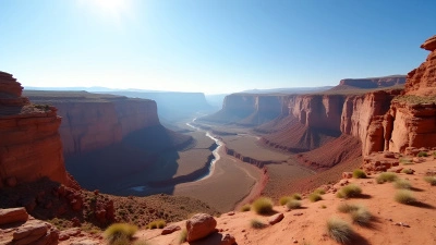 Rugged Brown Canyon With Layered Rocks
