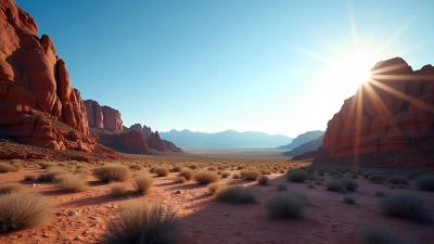 Rugged Brown Rock Formations Landscape