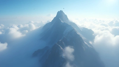 Rugged Mountain Peak Under Blue Sky