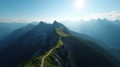 Rugged Mountain Terrain With Rocky Peaks