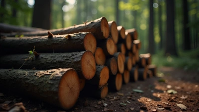 Rustic Brown and Black Wood Logs Outdoors