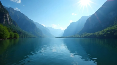 Serene Lake Among Rugged Mountain Landscape