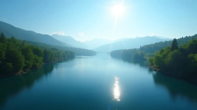 Serene Lake With Lush Green Trees And Calm Water