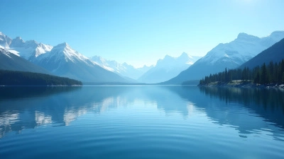 Serene Lake Reflecting Snow-Capped Mountains