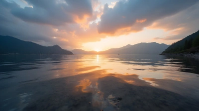 Serene Lake Reflection At Golden Hour