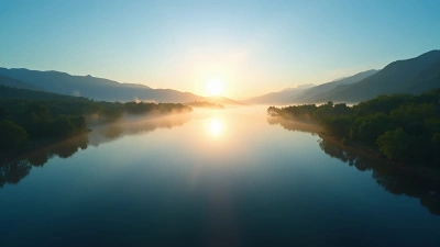 Serene Lake Sunrise With Calm Reflective Water