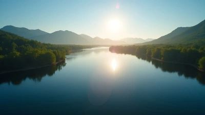 Serene Lake Sunrise With Reflective Water