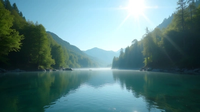 Serene Lake Surrounded by Green Forest