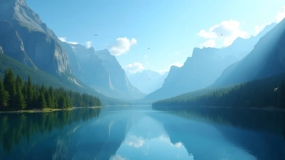 Serene Mountain Landscape With Clear Lake Reflection