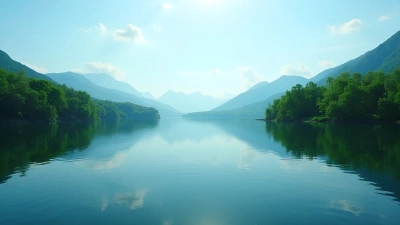 Serene Water Reflecting Lush Green Trees