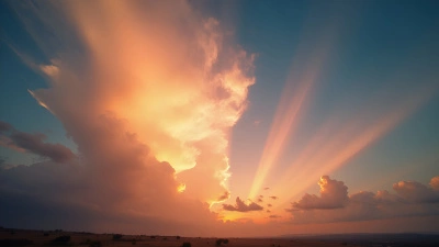 Shifting Sky Light With Vibrant Clouds