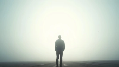 Silhouette Of Solitary Man Under Overcast Sky