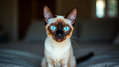 Sleek Siamese Cat With Blue Eyes