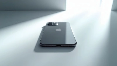 Sleek Silver iPhone Close-Up On White