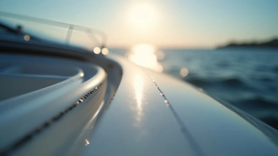 Sleek White Speedboat Frame Close-Up Detailing