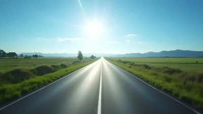 Smooth Gray Paved Road Under Clear Blue Sky