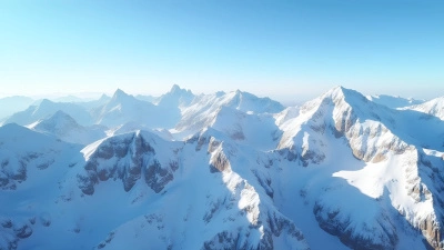 Snow-Covered Mountains With Clear Blue Sky