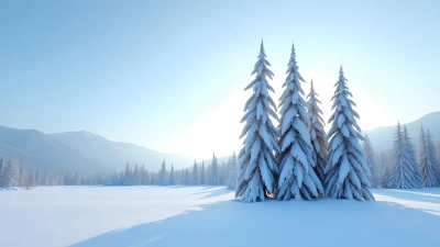 Snow-Covered Trees in Pristine Winter Landscape