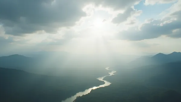 Soft Gray Clouds Diffusing Gentle Sunlight