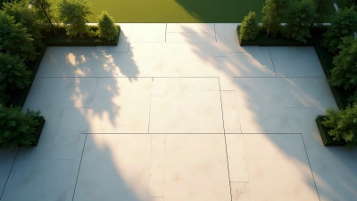 Spacious Outdoor Area With Smooth White Stones
