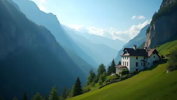 Stately White House Near Green Mountain