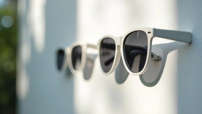 Stylish White and Black Sunglasses Close-Up