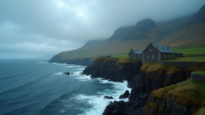 Talisker Distillery On Scottish Coastal Landscape