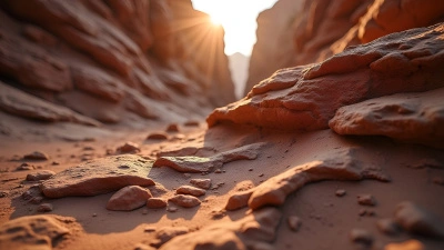 Textured Brown Rock Formation Close-Up