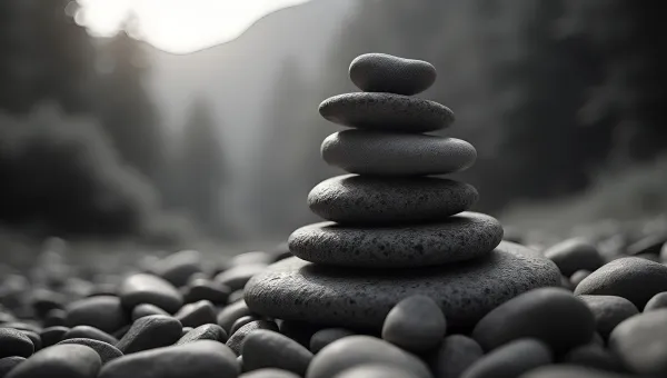 Textured Natural Rocks Pile Outdoors