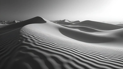 Textured Sand Dunes With Intricate Patterns