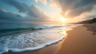 Tranquil Coastline With Gentle Ocean Waves