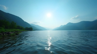 Tranquil Lake Reflecting Green Hills Landscape