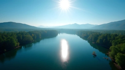 Tranquil Lake Surrounded by Green Trees