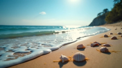 Tranquil Seashore Landscape With Gentle Waves