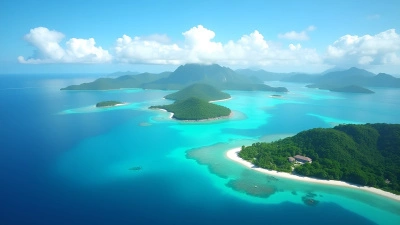 Tropical Islands Surrounded by Clear Blue Ocean
