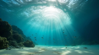 Underwater Ocean Tunnel With Vibrant Marine Life
