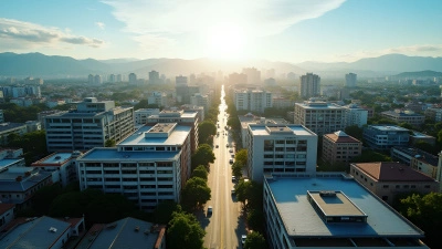 Urban Cityscape Bird’s-Eye View With Architecture