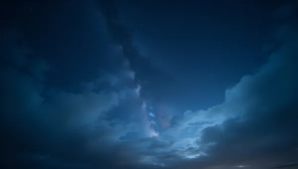 Vast Night Sky With Sparkling Stars